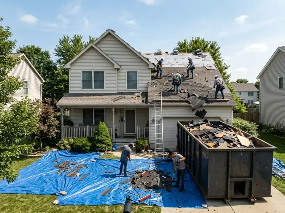 roof-replacement-debris-remova-004 — frequently asked questions, Cheapest Dumpster Rentals in Lake Hamilton, AR